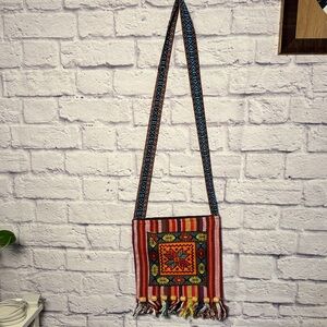 Colorful Patterned Crossbody Bag